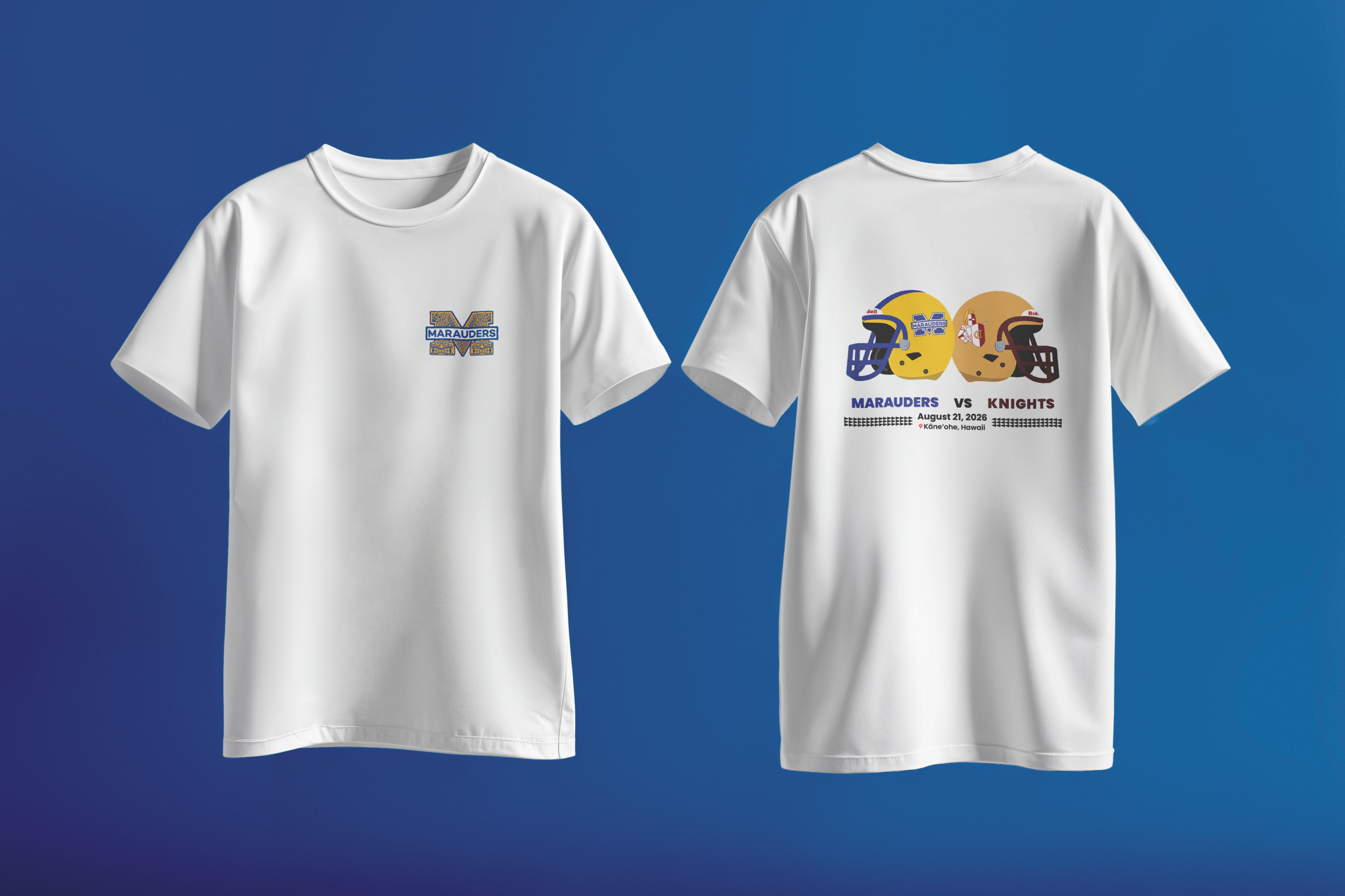 MMHS Football T-shirt Design | White (Small M)